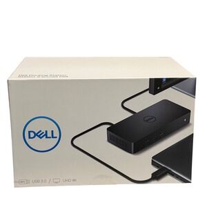 Dell USB 3.0 Ultra HD/4K Triple Display Docking Station (D3100) Home & Office
